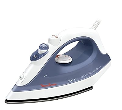 Moulinex IM1233E0 Fer Vapeur Inicio - Fonction Pressing, Cordon XL, Tige Anti-Calcaire - Violet Inox