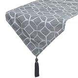 ✅ Lavado a mano Home Gadgets Camino de Mesa Mantel Decoracion Comedor Moderno Jacquard Jacquard 135x35 cm