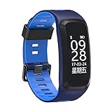 Smart Armband,Fitness Tracker Pulsmesser Uhr Schritt Walking Schlaf Zähler Wireless Smart Armband Schrittzähler Wasserdicht Sport Armband für iPhone,Samsung,Sony,Huawei,HTC und Andere Bluetooth Geräte