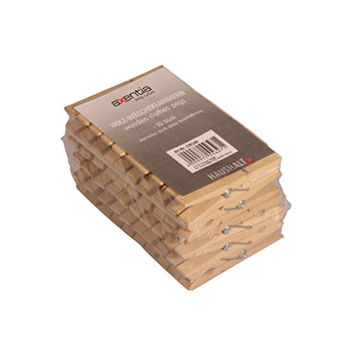 50 Holz Wäscheklammern