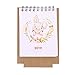 Price comparison product image jigang 2019 Desktop Calendar Cute Cartoon Planner Calendar, Multi-function Paper Timetable Plan Notebook Fun Gifts For School, Office, Home, The Ideal Desk Accessory
