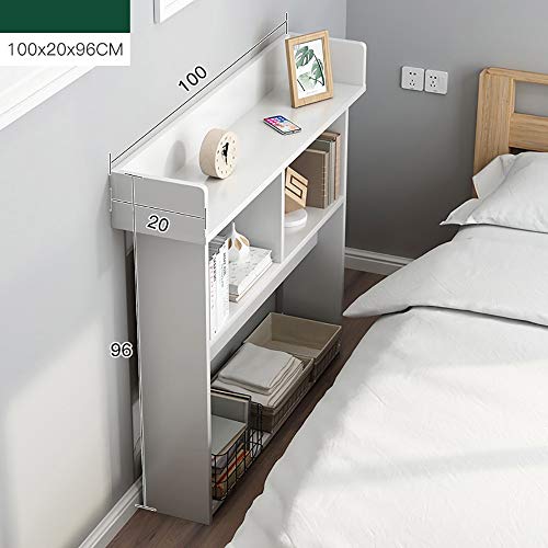 Creative Étroite Chambre Simple Nightstand Étagère Table De Chevet, Nuit Petit Appartement Étagère De Rangement Armoire Canapé D'angle, Grand Capacité De Stockage