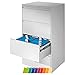 Produktbild Hängeregistraturschrank mit 4 Schubladen Hängeregister 135x78x59 cm Zweibahnig