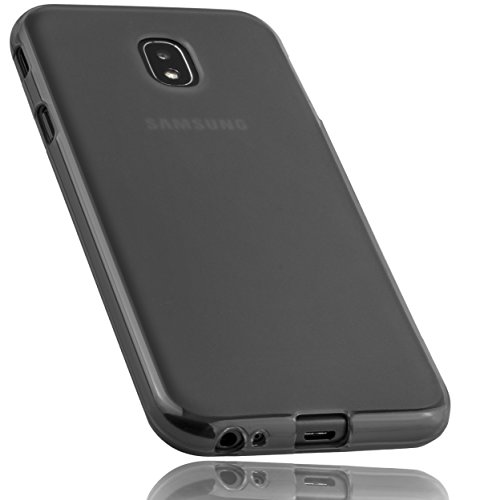 Preisvergleich Produktbild mumbi Schutzhülle für Samsung Galaxy J3 (2017) Hülle transparent schwarz