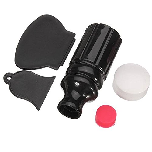 DANCINGNAIL Nagel Kunst Nail Art Doppelstempel Stamping Schablon Zubehör Stamp Stempel Scraper Set DIY Nageldesign - 4