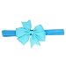 niceEshop(TM)16Pcs Baby Girls Headbands Ribbon Hair Bow Tie Hair Bands(Random Color)