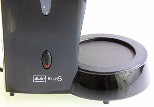 Melitta M 720-1/2 Single5 Kaffeefiltermaschine –Glaskanne mit Tassenskalierung -Tropfstopp schwarz - 3