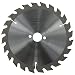 Produktbild HM / HW Sägeblatt mit Nebenlöchern und Wechselzahn 160 x 20 mm mit 24 Zähnen Made in Germany (GE11)