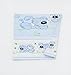 Pram, cot, crib DUVET COVER approx. 70x50cm, nursery bedding, toddler, baby (pattern: a dog with a bone_powder blue)