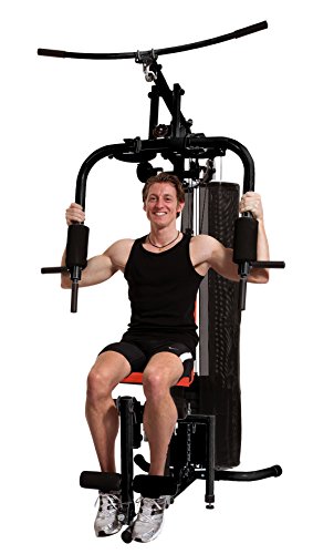 Christopeit Fitness-Station SP 10 de Luxe, Schwarz Rot - 2