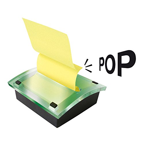 Post-It C-2014 - Dispensador de notas  con 1 paquete de notas  color negro transparente