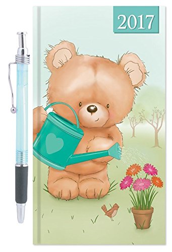 Download 2017 Slim Week To View Hardback Diary with Pen - Teddy Bear with Watering Can Download 2017 Slim Week To View Hardback Diary with Pen - Teddy Bear with Watering Can