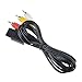 Produktbild Vektenxi 1 Stücke N64 AV Kabel Composite RCA Audio Video TV Leitung für SNESG SFC Nintendo Gamecube (1,75 m, Schwarz)
