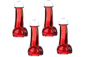 QinMMSPORTS Lot de 4 verres à vin créatifs drôles transparents pour cocktail, bière, jus de fruits, cocktail, Saint-Valentin, anniversaire, fête de karaoké, bar (sans paille) (4PC)