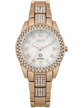 Oasis Damen-Armbanduhr Analog Quarz B1539