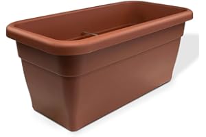 MEPLA XXL pour bac à fleurs et soucoupe assorties disponibles Trog 60x30 cm terra