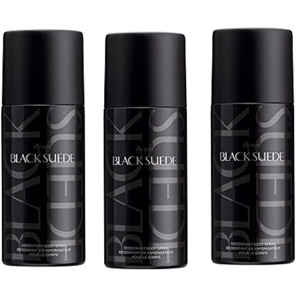 Avon Black Suede Herren Deo Roll-On Set – 3 X 50 Ml, Holzig-orientalischer Duft
