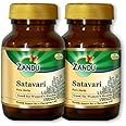 Zandu Satavari Capsules, With Goodness of Natural Satavari Extracts, Useful for Women's Wellness (Pack of 60 Veg Capsules x 2)