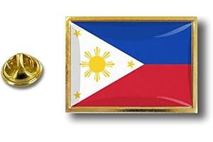 AKACHAFACTORY Spilla Pin pin's Spille spilletta Giacca Bandiera Distintivo Badge Filippine