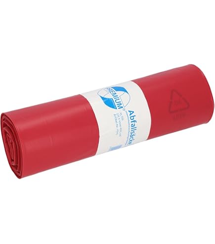Sacs Poubelle Premium 120L - 10 Rouleaux De 25 Sacs (250 Total) - Bleu, Résistants
