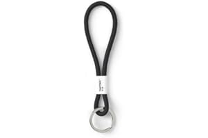 COPENHAGEN DESIGN Pantone 229 Designer Key Chain Short Robust and Colourful Aubergine (Purple), Black