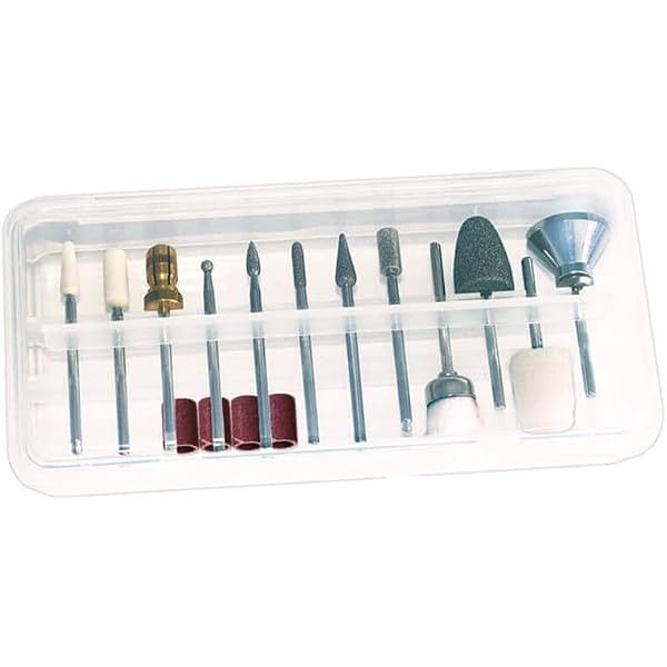 10 Stück Nagelbohrer Set Für Maniküre - Verschiedene Bits, Aus Edelstahl, Für Nagelfeilen & Design
