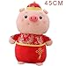 Produktbild Winnerruby Schwein Plüsch Puppe Spielzeug Maskottchen Cartoon Puppe Spielzeug für 2019 Chinese Year Home Office Hotel Dekoration Geschenk