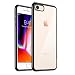 Produktbild iPhone 7 Fall, iPhone 8 Fall KGD [Vergoldung Rahmen Bumper] [Crystal Clear Soft TPU] Cover Schutzhülle für Apple iPhone 7/8