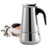 Ideal für Camping & Reisen:Der Espressozubereiter ist sowohl für das normale Kochfeld, aber auch Gasherd, Herdplatte und Induktionherde geeignet.WICHTIG:Teilweise ist je nach Induktionsherd wichtig die Kanne exakt zentriert zu platzieren.Der minimale Induktionsdurchmesser des Induktionskochers beträgt weniger als 9 cm!