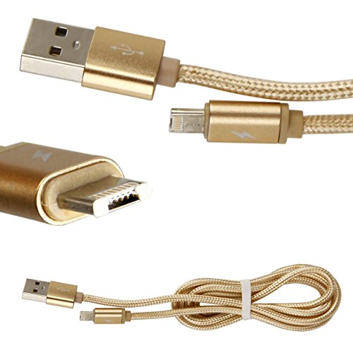 KFZ 12V/24V Auto Verteiler 6 Fach – 4x Zigarettenanzünder Adapter mit 2x USB Ladegerät 120W + Kabel 2in1 microUSB/Lightning für Handy Smartphone GPS Navigation – Ladesteckdosen LED - 9