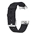 Produktbild Fitbit Charge 3 Armband Weiches Gewebtes Canvas Gewebe in 4 Farben, Unisex Woven Canvas Fabric Smart Watch Ersatzarmband Uhrenarmband für Fitbit Charge 3 (Schwarz)