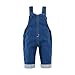 Happy Cherry Baby Boy Girl Bib Pants Dungarees Jeans Bear Animal Overalls Jumpsuit Jean Body Quality Clothing Children Washed Breeches Blue Toddler 6-12 Months