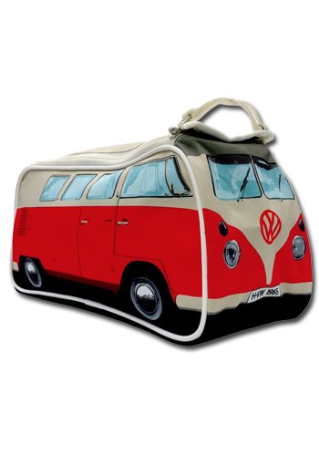 VW T1 Bus Kulturbeutel in rot - Volkswagen Bulli