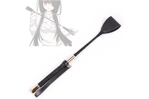 TM-mall Accessori in Pelle PU per Equitazione, attività di Salto equestre, Frusta da Equitazione Britannica Adatta per Equitazione Sportiva all'aperto