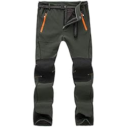 VPASS Pantalones para Hombre,Pantalones de Trekking Softshell Pantalones Impermeables Resistente Pantalones de Escalada Trabajo Pantalones Trabajo Pantalones Jogging Pants