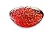Produktbild WedDecor 500pcs Schwarz Water Gel Perlen Aquamarin Kristall- Boden Bio Quallen Perlen Nicht Toxisch 10G für Werk Vase Füllung, Hochzeit Decoration, Mittelstücke (Einzel) - Rot, 1