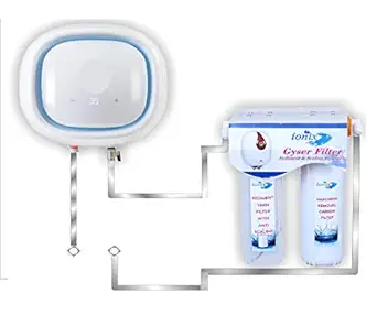 Ionix Geyser filter filter for All water inlets, 1 Minute installation, Easy connection to Geyser inlet, Low & Easy maintenace (Geyser filter Set)