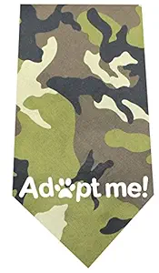 Mirage Pet Products Adopt Me Screen Print Bandana, Blue Camo
