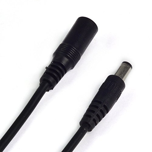 MENGS® 2 Stück 5 Meter DC 5.5×2.1mm DC12V männlichen zu weiblichen Netzkabel - 2
