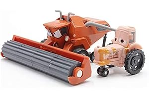 NOLLAM XUEQI Gift Pixar Cars Frank and Tow Chewall 1:55 Scale Die-Cast Metal Alloy Model Cute Toy Cars Gift for Kids (Colour: Set of 2)
