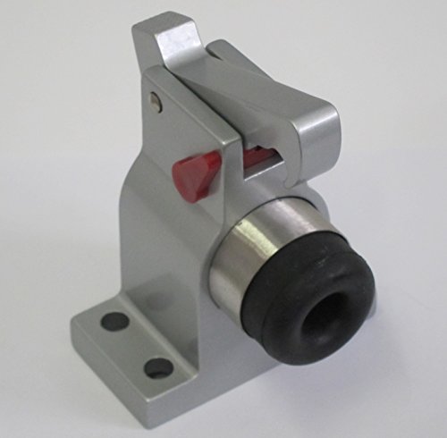 1 X Türstopper TS-83030 Grau Massiver Alu Guss Bodenmontage mit Feststeller Türpuffer - 4
