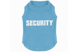 IZEFIA Chemise pour Chien T-Shirts Security Vêtements d'été pour Chiot Débardeur Gilet Sweat Shirt pour Petit Chien Moyen Chat