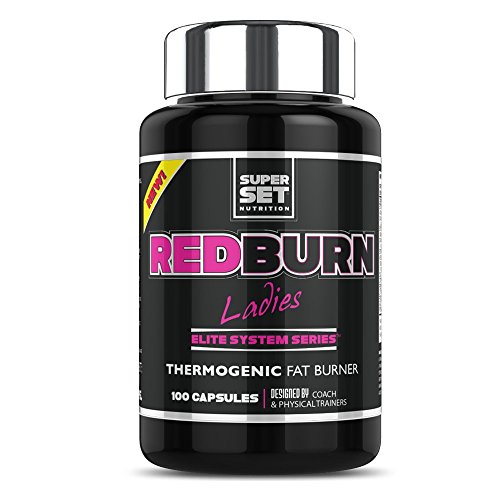 Brûleur de graisse efficace femme - Redburn Ladies Superset Nutrition 100 caps - Pour la perte de poids, action thermogénique puissante