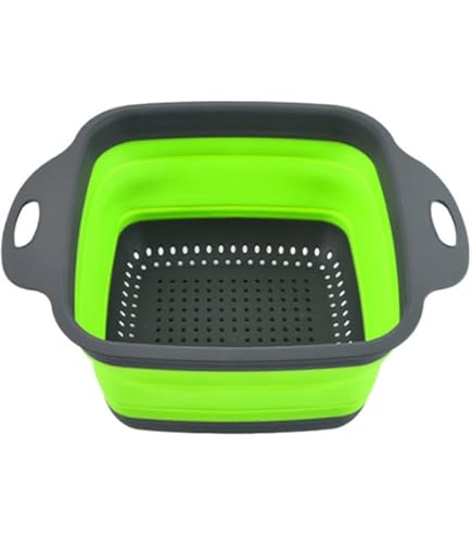 Scolapasta Pieghevole Lékué In Silicone - 23 Cm, Rosso, Risparmio Spazio - Foto 12