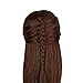 Hairdressing Mannequin 98% Real Human Hair 22 Inch,CoastaCloud Professional Training Head Model Hairdresser Human Hair with Clamp