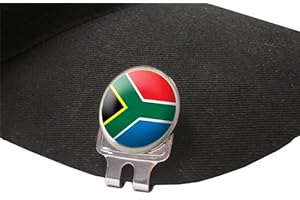 SOUTH AFRICA FUSION HAT OR CAP CLIP AND MAGNETIC GOLF BALL MARKER BY ASBRI GOLF