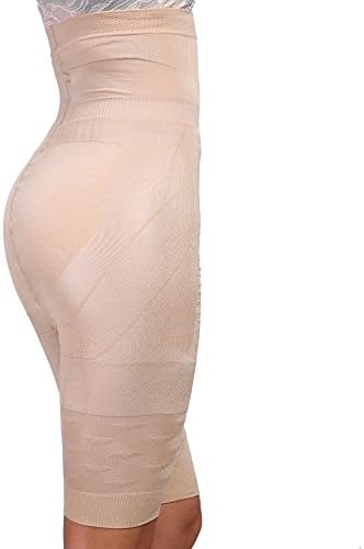 Cooshional Women Sexy High-Cuts Beauty Slimming Shapewear Fat Burning Slim Shape Bodysuit &amp; Pants (s, apricot)