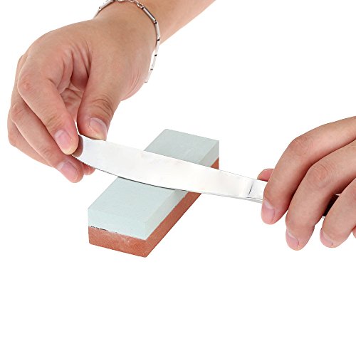 Anself 400/1500 Doppelseite Schleifstein Wetzstein 100 * 35 * 22mm - 3