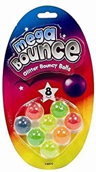 MEGA BOUNCE GLITTER BOUNCY BALLS