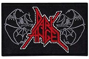 SIGITASTRADING Dark Angel American Thrash Metal Band Écusson Patch en fer brodé sur accessoire